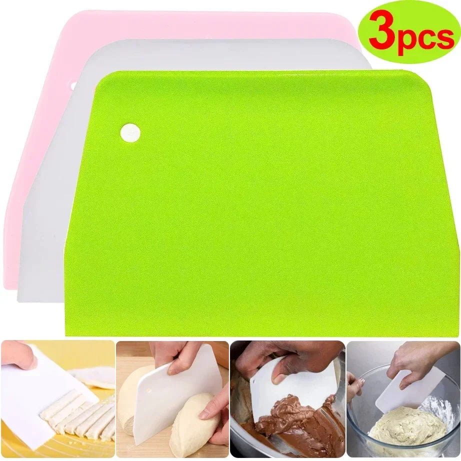 Multipurpose Dough Cutter Bowl Scraper for Bread Dough