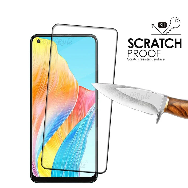 1/2/3/4PCS Full Cover Glass For OPPO A78